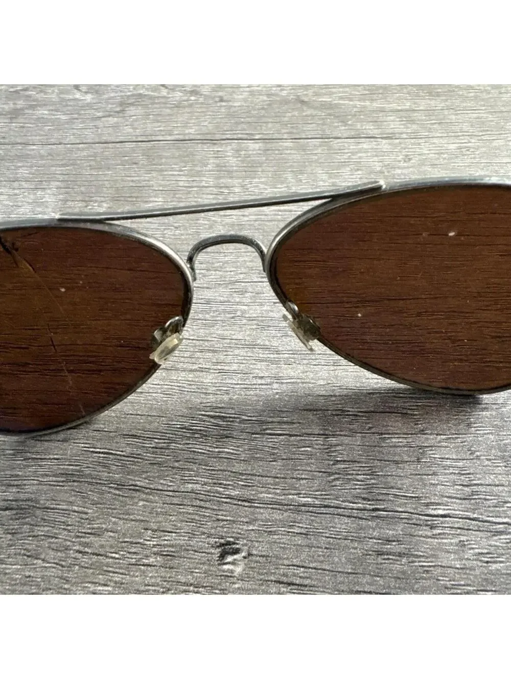 Serengeti Sunglasses Brando Silver Black Aviator FRAMED ONLY Vintage